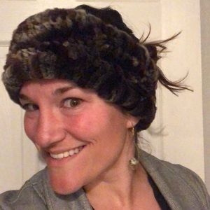 Saks Fifth Ave Real Rabbit Fur Headband